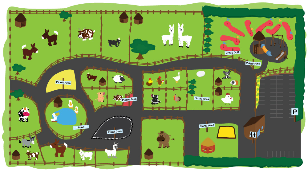 Map of Mollie Moo's Pet Farm & Playground, Mullingar, Co. Westmeath